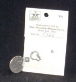 Working Door Knocker #C125 Antique Tin Finish Miniature Hardware