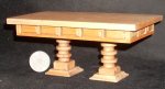 Hacienda-Style Dining Table #MAF2221 1:12 Dollhouse Miniature