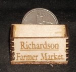 Richardson Farmers Market Produce Crate 1:12 Miniature Texas