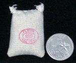 Dry Goods Sack Flour Small #WO1905(1) 1:12 Miniature