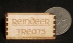 Reindeer Treats Crate 1:12 Christmas Decorations Presents Gifts