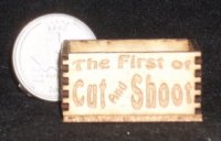 Cut and Shoot Produce Crate (The First of) 1:12 Miniature Texas