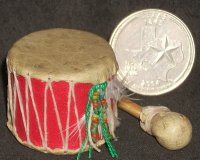 Drum - Native American Indian Style 1:12 #4247 1:12 Miniature