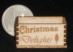 Christmas Delights Crate 1:12 Dollhouse Miniature Candy