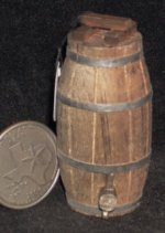 Weathered Barrel with Keg Plug #WO1941