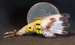Bird Wing Ceremonial Fan #8546 1:12 Native American Miniature