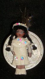 Doll - Doll's Doll Toy - Wee Indian #951 1:12 Miniature