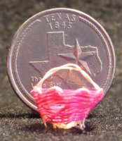 Basket Cactus Fiber Pink 1:12 Mexican Miniature B103 VARY