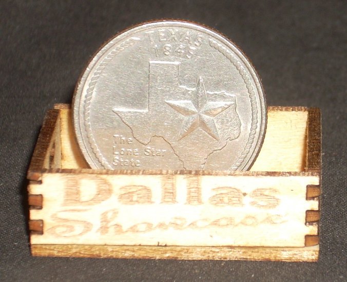 Dallas Showcase Crate 1:12 Miniature Market Store Farm Short - Click Image to Close