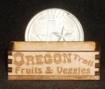 Oregon Crate 1:12 Miniature Produce Grocery Store Market Farm