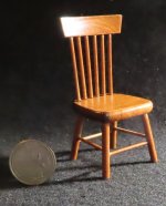 Chair Walnut Kitchen Table Dining 1:12 Mini CL10906