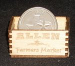 Allen Farmers Market Crate 1:12 Miniature Farm Produce Wood