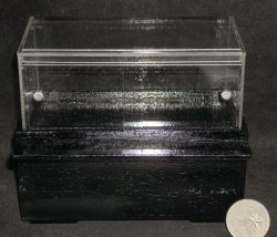 Bakery Pastry Shop Display, Black Miniature 1:12 REDUCED DAMAGED