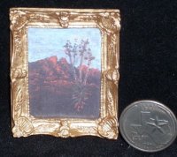 Nine Point Mesa 1:12 Miniature Ltd. ed. Texas Landscape Painting