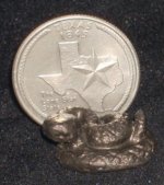 Snake Statue Bronze #M56 1:12 Dollhouse Miniature Western Decor