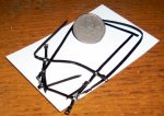 Bridle Black New 1:12 Dollhouse Miniature Cowboy Horse Tack
