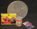 Texas Pantry #19 1:12 Dollhouse Miniature Kitchen Meal Food