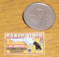 Range Rider Six Shooter Caps Gun Toy 1:12 Miniature