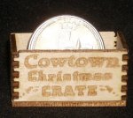 Cowtown Christmas Crate 1:12 Dollhouse Miniature Candy Presents