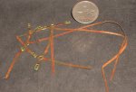 Bridle Brown Old 1:12 Dollhouse Miniature Horse Tack Cowboy