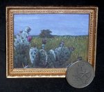 West Texas 1:12 Miniature Texas Landscape Painting UNFRAMED