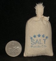 Dry Goods Sack Salt Large #WO1905(2) 1:12 Miniature