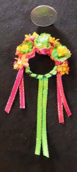 Fiesta Wreath San Antonio Mexican Style 1:12 Miniature #4549 - Click Image to Close