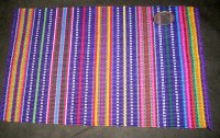 Carpet Rug Purple Multi OK Mexican 1:12 Dollhouse Mini #3371
