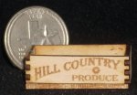 Hill Country Produce S 1:12 Miniature Texas Farm Market Store