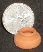 Terracotta Pot #P-OS Dollhouse Miniature Flower Plant