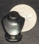 Black Jewelry Bust 1:12 Store Museum Necklace Display #IM65113