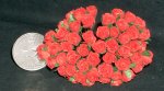 Roses - Red Open @50 8mm 1:12 Miniature FLower GST-001-8mm