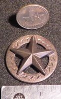 Star Metal Wall Decor 1:12 Miniature Texas 11373-BS