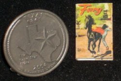 Fury Book #TIN2028 1:12 Miniature Horse Books Animal
