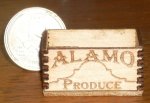 Alamo Produce Crate 1:12 Miniature Wood Farm Market Vegetable