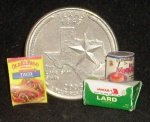 Texas Pantry #21 1:12 Dollhouse Miniature Kitchen Meal Food