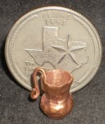 Copper - Pitcher Small 1:12 Mexican Hand Worked #D-cop-p 5442