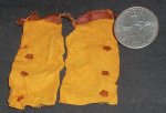 Chaps Tan Old 1:12 Miniature Cowboy Cowgirl Miniature Clothing
