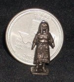 Indian Maiden Bronze #K57 1:12 Miniature Western Library Statue