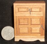 Hacienda-Style Bedside Stand Bureau #MAF2204 1:12 Miniature