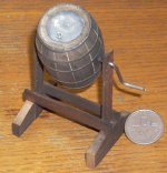 Weathered Barrel Churn #WO1953 1:12 Miniature Butter